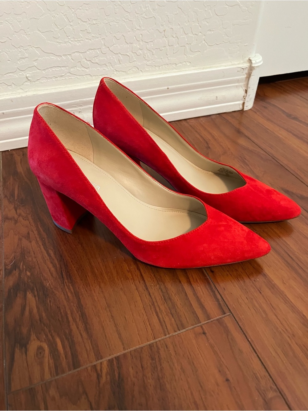Marc Fisher Caitlin Heel Pumps Red